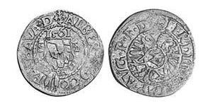 2 Kreuzer Duchy of Bavaria (907 - 1623) Silver Albert V, Duke of Bavaria (1528 – 1579)