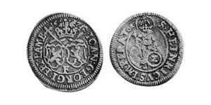 2 Kreuzer Prince-Bishopric of Bamberg (1245–1802) 銀 