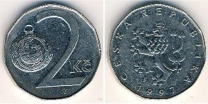 2 Krone Czech Republic (1993 - ) Acciaio/Nichel 