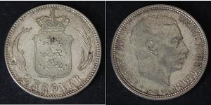 2 Krone Danemark Argent Christian X de Danemark (1870 - 1947)