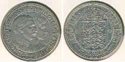 2 Krone Danimarca Argento Cristiano X di Danimarca (1870 - 1947)