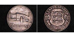 2 Krone Estonia (Republic) (1918 - ) Argento 