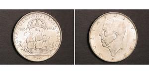 2 Krone Svezia Argento Gustavo V di Svezia (1858 - 1950)