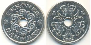2 Krone Dänemark Kupfer/Nickel 