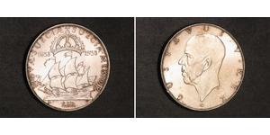 2 Krone Suecia Plata Gustavo V de Suecia (1858 - 1950)