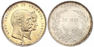 2 Krone Dänemark Silber Christian IX. von Dänemark (1818-1906)