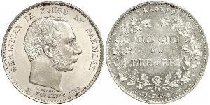 2 Krone Dänemark Silber Christian IX. von Dänemark (1818-1906)