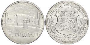 2 Krone Estonia (Republic) (1918 - ) Silber 