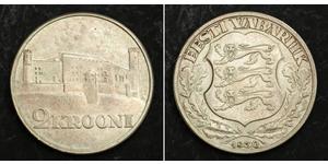 2 Krone Estonia (Republic) (1918 - ) Silber 