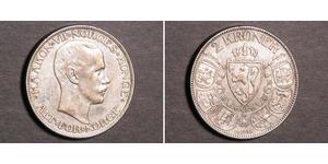 2 Krone Kongeriket Norge (1905 - ) Silber Haakon VII. (1872 - 1957)