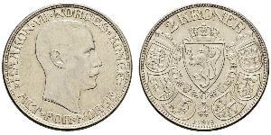 2 Krone Kongeriket Norge (1905 - ) Silber Haakon VII. (1872 - 1957)