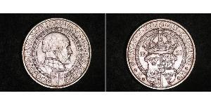 2 Krone Schweden Silber 