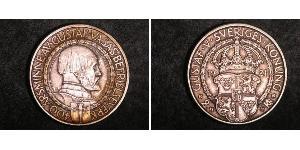 2 Krone Schweden Silber 