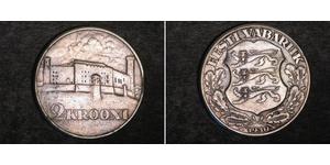 2 Krone Estonia (Republic) (1918 - ) Silver 