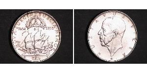 2 Krone Sweden Silver Gustaf V of Sweden (1858 - 1950)