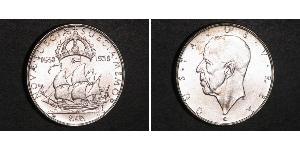 2 Krone Sweden Silver Gustaf V of Sweden (1858 - 1950)