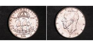 2 Krone Sweden Silver Gustaf V of Sweden (1858 - 1950)