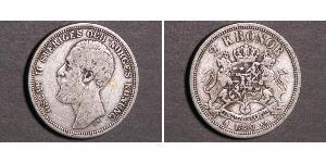 2 Krone Sweden Silver Oscar II of Sweden (1829-1907)