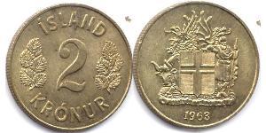 2 Krone Islandia (1944 - )  