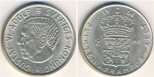 2 Krone Suède  