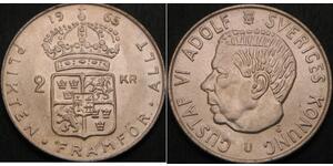 2 Krone Svezia  