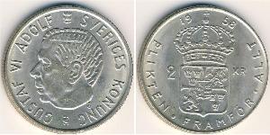 2 Krone Svezia  