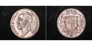2 Krone 列支敦斯登 (1719 - ) 銀 Johann II, Prince of Liechtenstein (1840-1929)