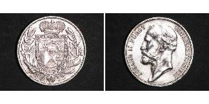 2 Krone 列支敦斯登 (1719 - ) 銀 Johann II, Prince of Liechtenstein (1840-1929)