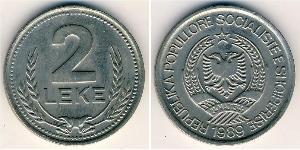 2 Lek Albania Níquel/Cobre 