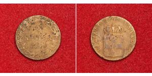 2 Lepta Regno di Grecia (1832-1924) Rame Ottone di Grecia (1815 - 1867)