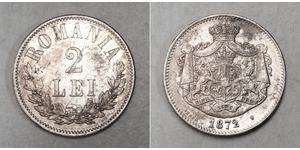 2 Leu Regno di Romania (1881-1947) Argento 