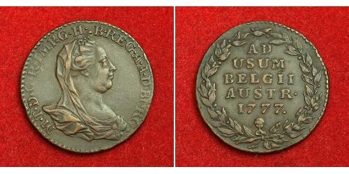 2 Liard Austrian Netherlands (1713-1795) Kupfer 