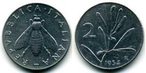 2 Lira Italia Alluminio 