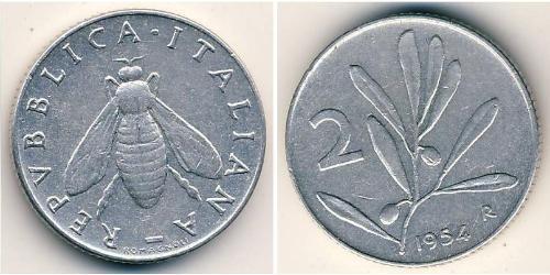 2 Lira Italia Alluminio 