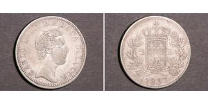 2 Lira Kingdom of Italy (1861-1946) Argent Charles II (duc de Parme)