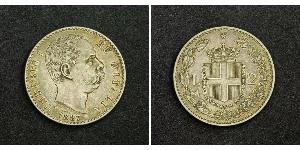 2 Lira Italia Argento Umberto I (1844-1900)