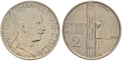2 Lira Kingdom of Italy (1861-1946) Nichel Vittorio Emanuele III d