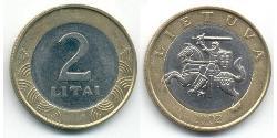 2 Litas Lituanie (1991 - ) Bilame 