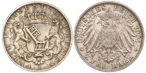 2 Mark Brême (Land) Argent 