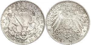 2 Mark Brême (Land) Argent 