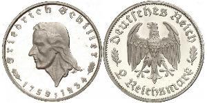 2 Mark Germania nazista (1933-1945) Argento 