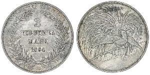 2 Mark Nuova Guinea Argento 
