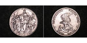 2 Mark Regno di Prussia (1701-1918) Argento 