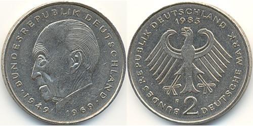 2 Mark Alemania Níquel/Cobre 