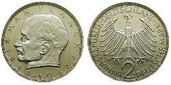 2 Mark Alemania Occidental (1949-1990) Níquel/Cobre 
