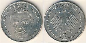 2 Mark Alemania Occidental (1949-1990) Níquel/Cobre 