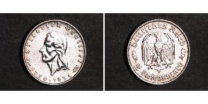 2 Mark Alemania nazi (1933-1945) Plata 