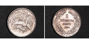 2 Mark Nueva Guinea Plata 