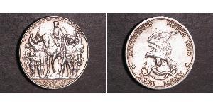 2 Mark Reino de Prusia (1701-1918) Plata 