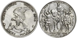 2 Mark Reino de Prusia (1701-1918) Plata 